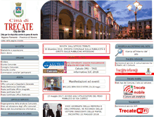 Tablet Screenshot of comune.trecate.no.it